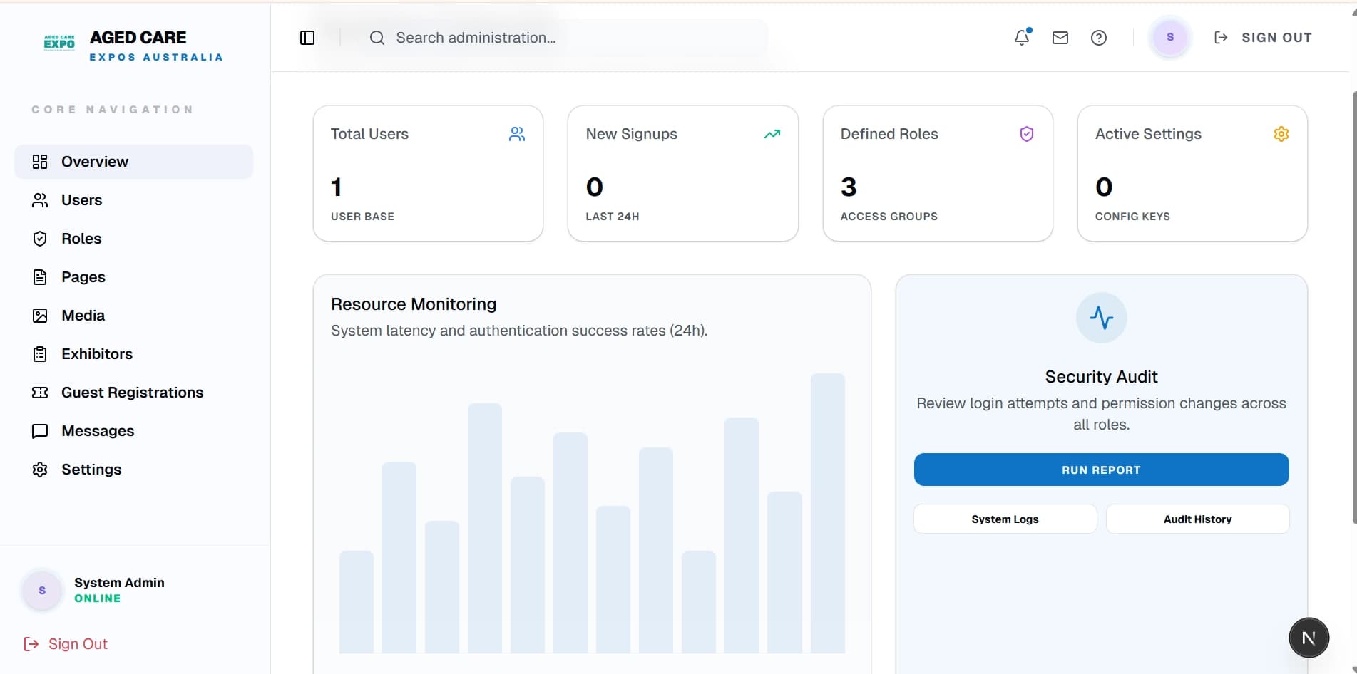 Custom Web Admin Portal - ReactJS / Next.js project by John Carlo Salazar