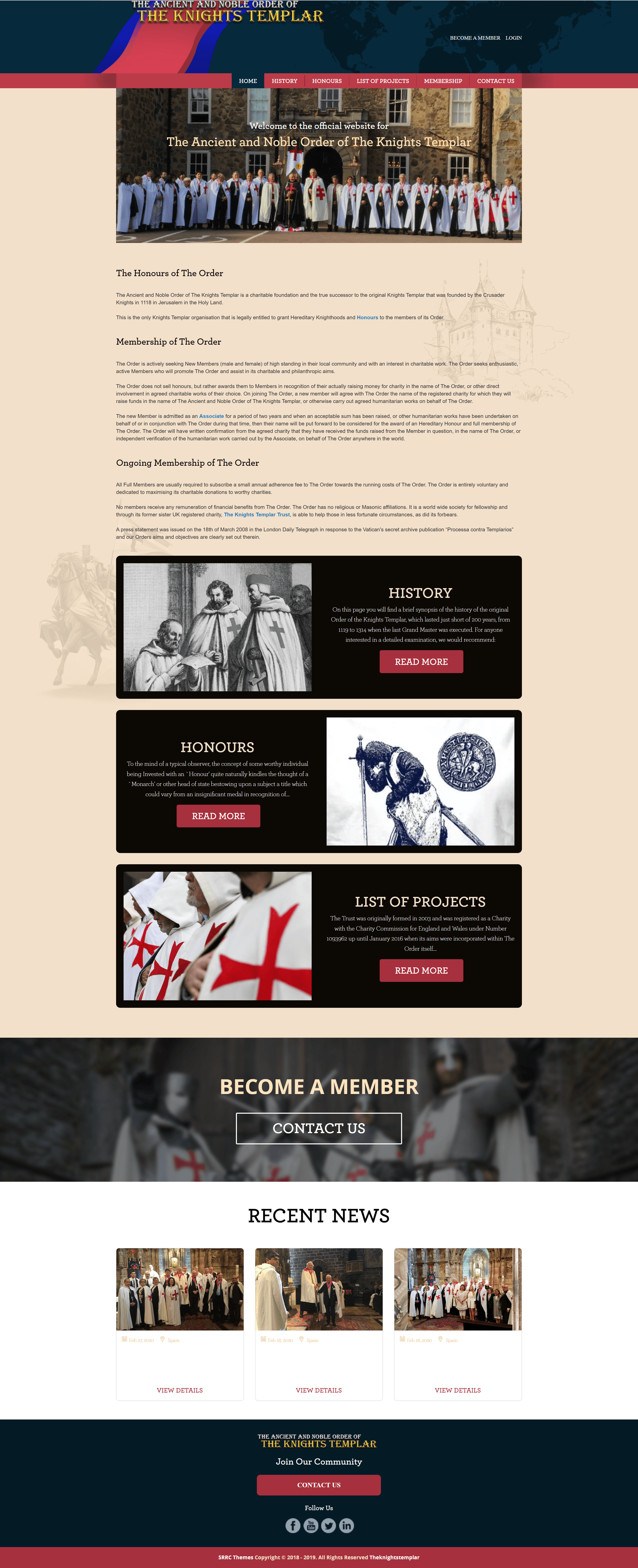 The Knights Templar - Laravel project by John Carlo Salazar