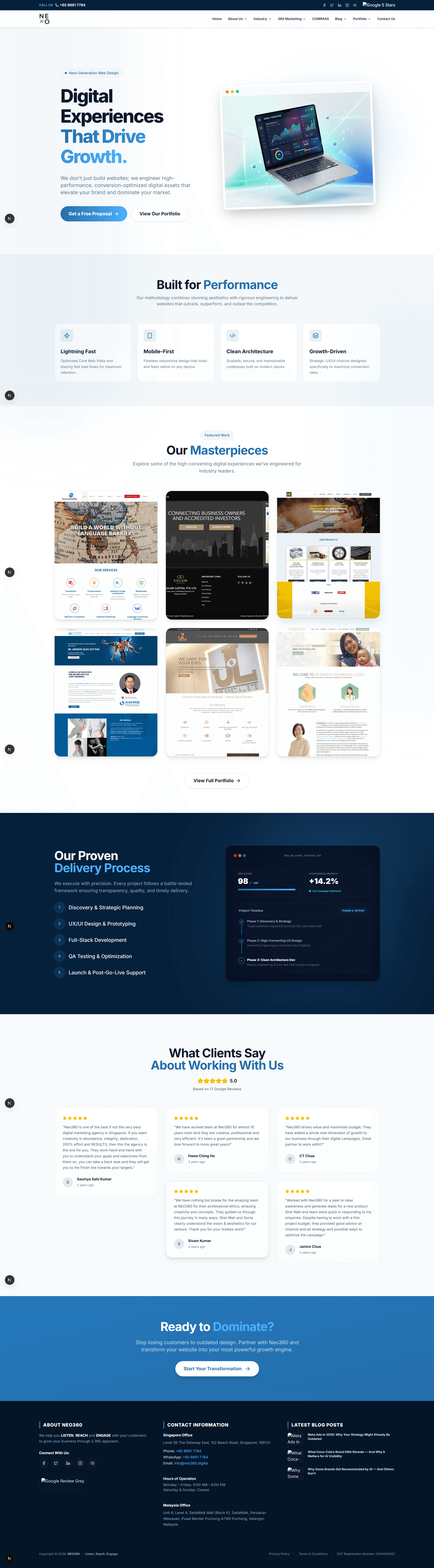 Neo360 Redesign Trial - ReactJS / Next.js project by John Carlo Salazar