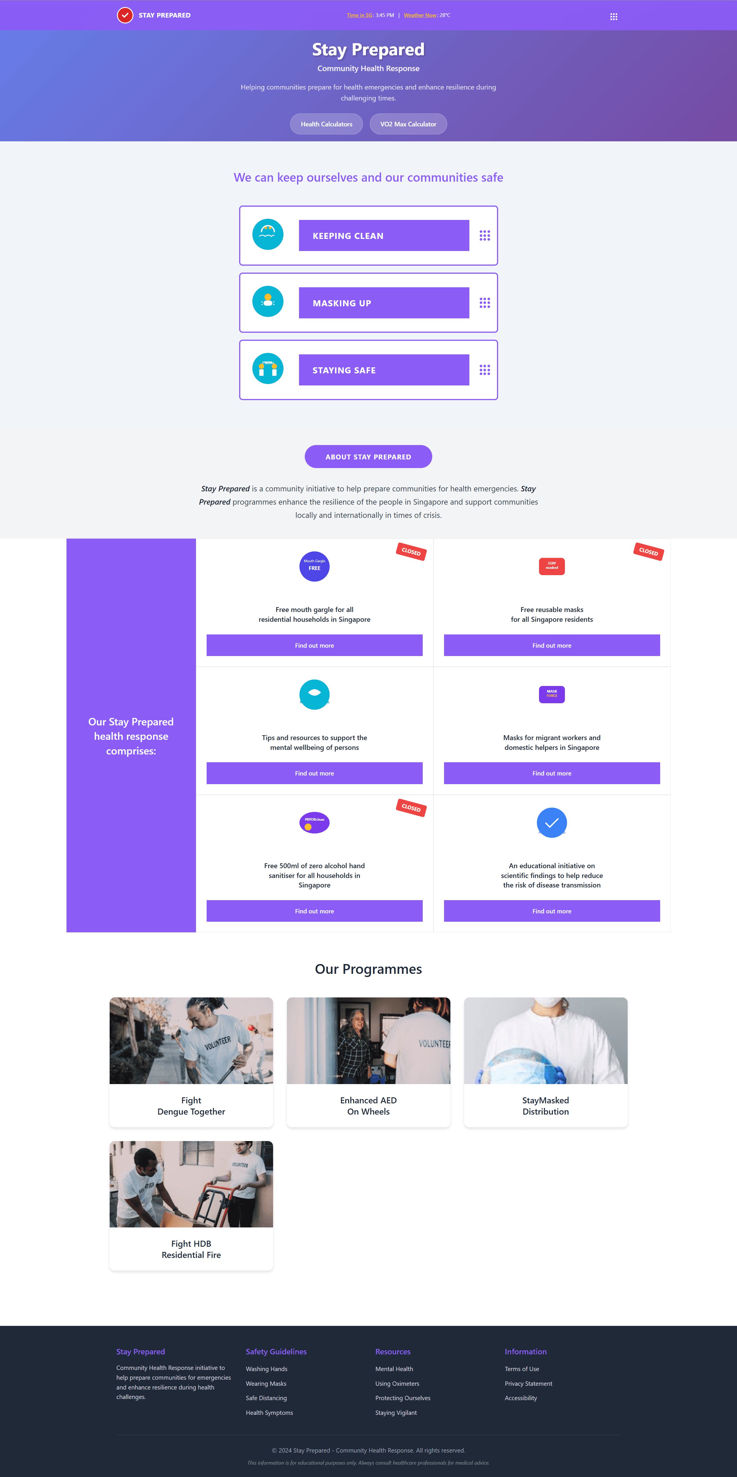 StayPrepared - WordPress project by John Carlo Salazar